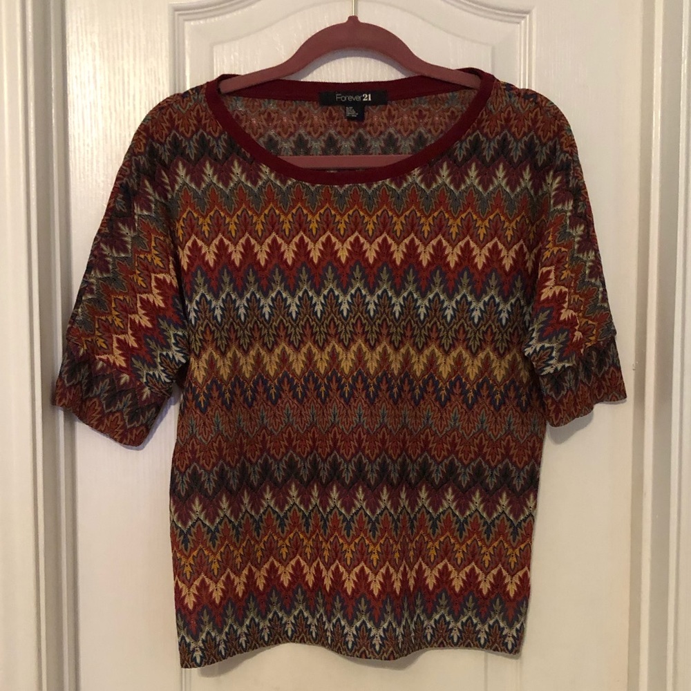 Forever 21 Multicolor Top - Picture 1 of 7